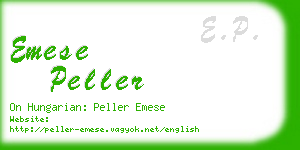emese peller business card